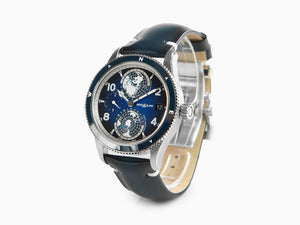 Montblanc 1858 Geosphere Automatic Watch, Titanium, Ceramic, Blue, 42 mm, 125565