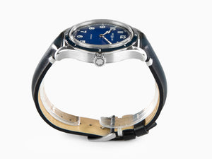 Montblanc 1858 Automatic Watch, Blue, 40 mm, Leather Strap, 126758