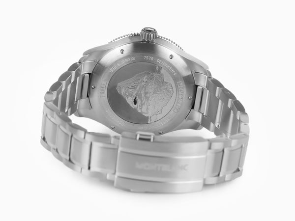 Montblanc 1858 Iced Sea Automatic Watch, Ceramic, Black, 41 mm 