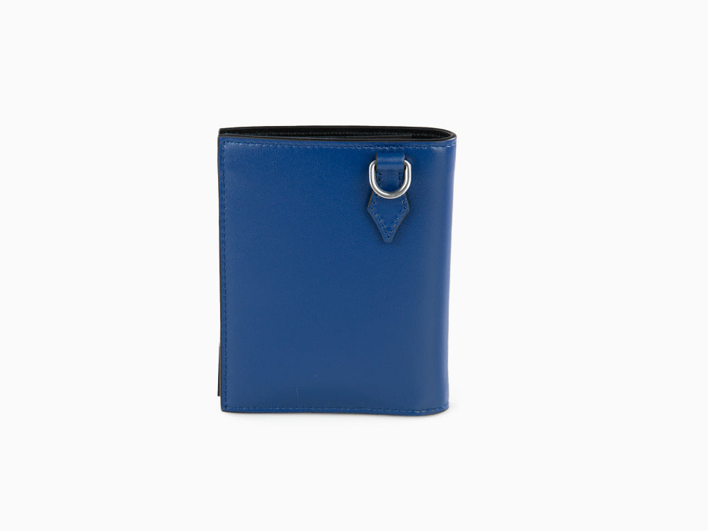 Montblanc Meisterstück Compact Wallet, Blue, Leather, 6 Cards 