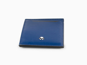 Montblanc Meisterstück Credit card holder, Leather, Blue, 3 Cards, 129684