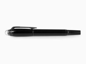Montblanc StarWalker Black Cosmos Fountain Pen, Black Resin, PVD, 129744