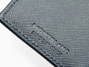 Montblanc Sartorial Card holder, Leather, Blue, 131580