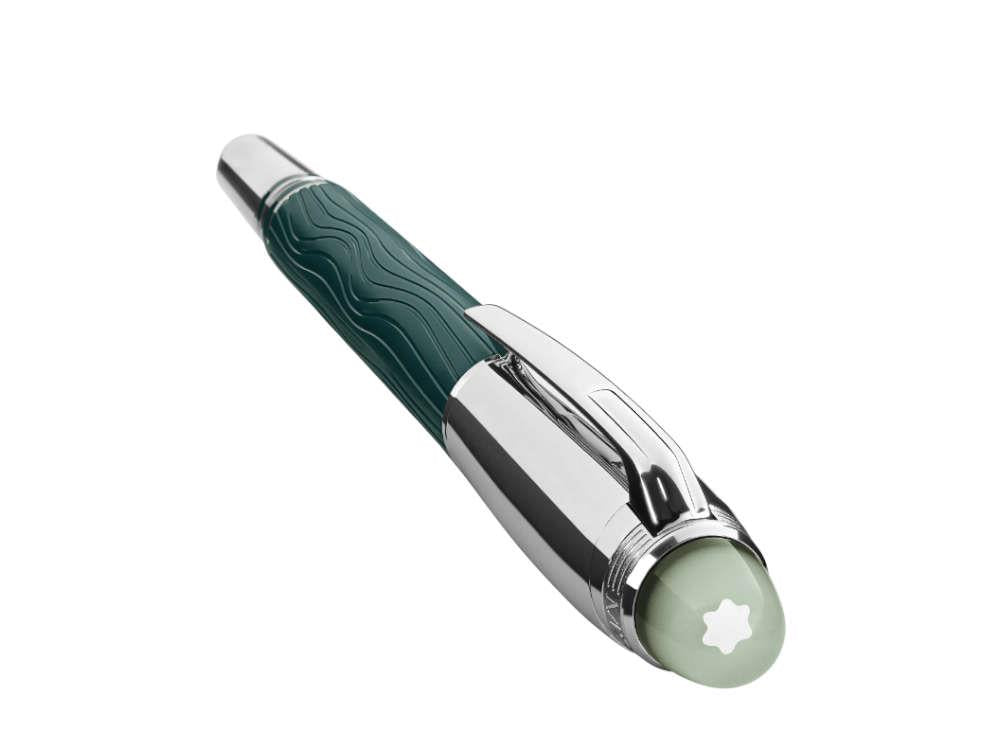 Montblanc StarWalker PolarGreen Doué Fineliner, Platinum trim, 132907