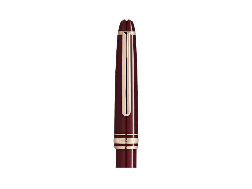 Montblanc Meisterstück Classique Burgundy Ballpoint pen, Gold plated, 133008