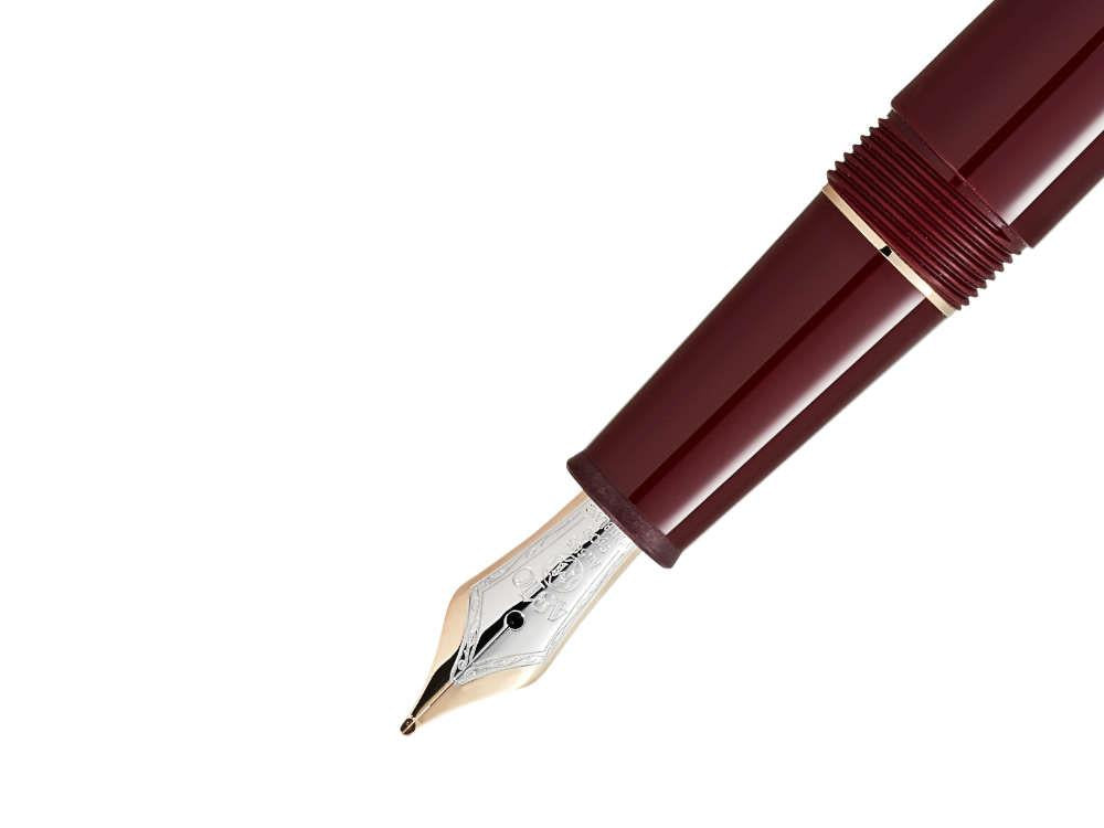 MONTBLANC 万年筆 No.14ボルドー Montblanc Meisterstück Burgundy Red Classique Fountain Pen, 133014