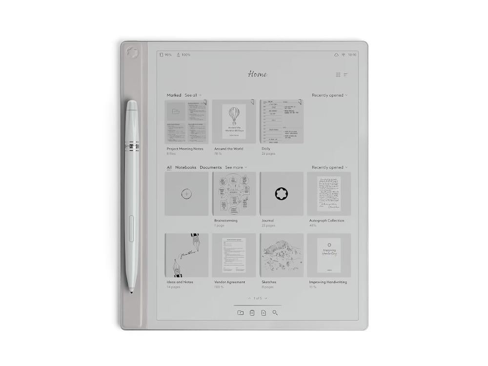 Montblanc Digital Writing Set Silver Cold, Aluminum, Silver 135012
