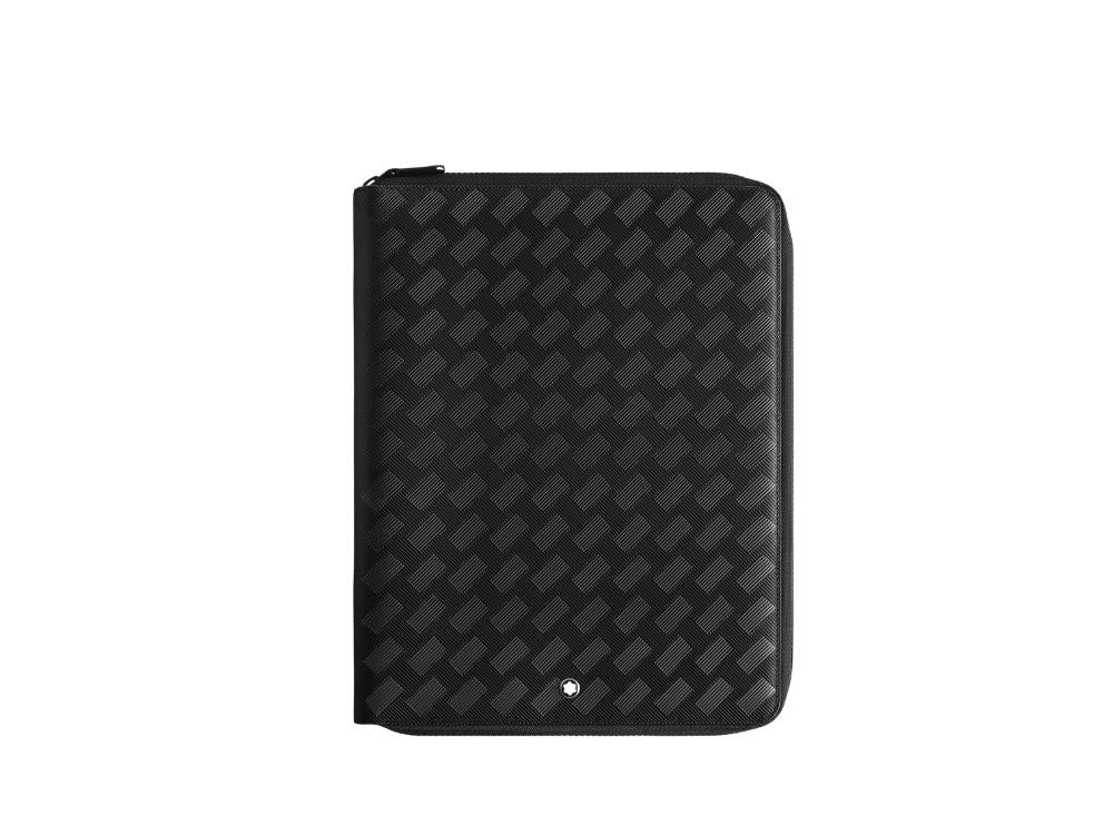 Montblanc Medium Notebook Holder with Zip in Extreme Leather, Black, 137534
