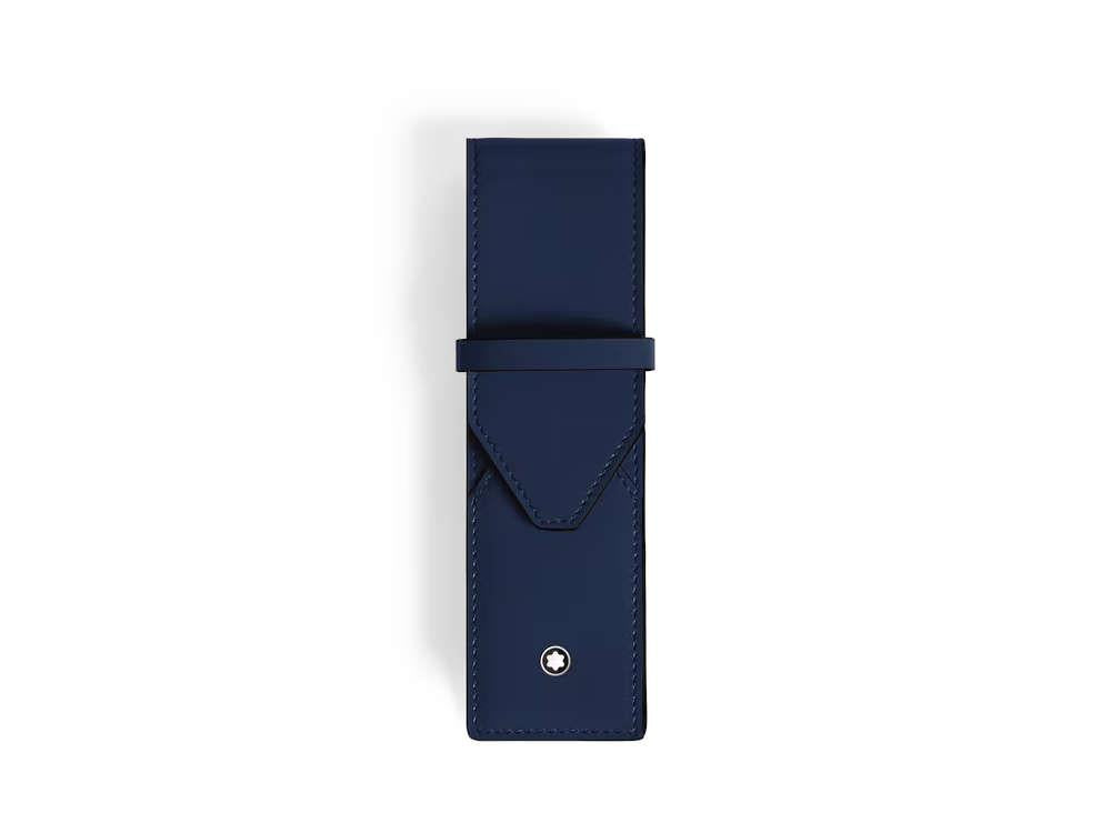 Montblanc Envelope Pen Case for 2 Writing Instruments, Blue, 221366
