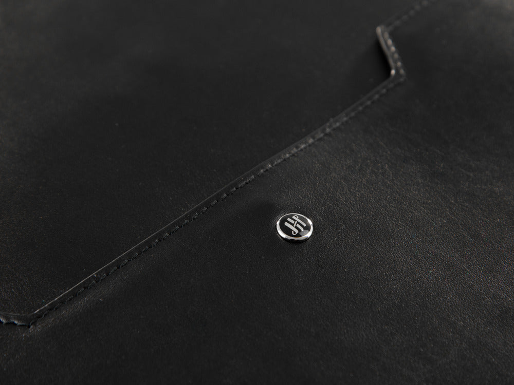 Montegrappa Signet Series Backpack, Leather, Black, Zip, IC00BP00