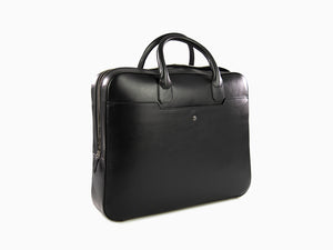 Montegrappa Laptop Bag Signet Series, Leather, Black, IC00LB03