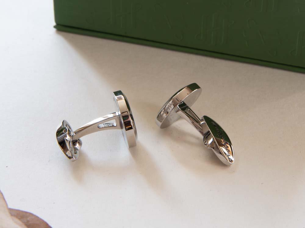 Montegrappa Classico Ambigram Cufflinks, Stainless steel, IDA1CLSS