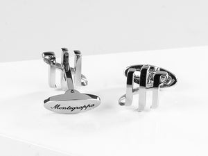 Montegrappa Ambigram Cufflinks, Stainless steel, IDA2CLS0