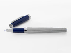 Montegrappa Armonia Duetto Rollerball pen, Steel, Blue, ISA1MRAB