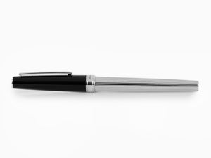 Montegrappa Armonia Duetto Rollerball pen, Steel, Black, ISA1MRAC
