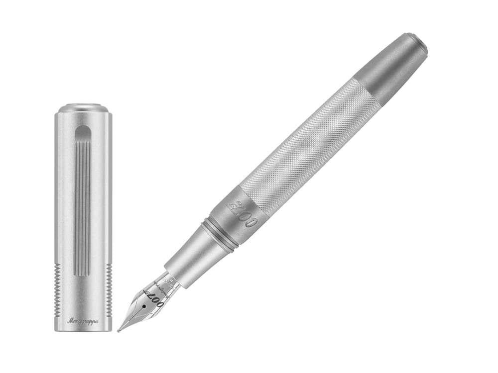Montegrappa 007 Special Issue Silver Edition Fountain Pen, ISBJR-US