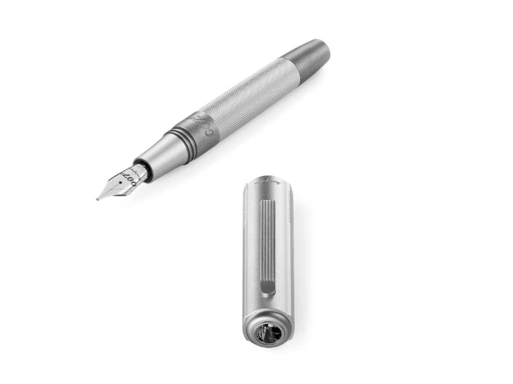 Montegrappa 007 Special Issue Silver Edition Fountain Pen, ISBJR-US