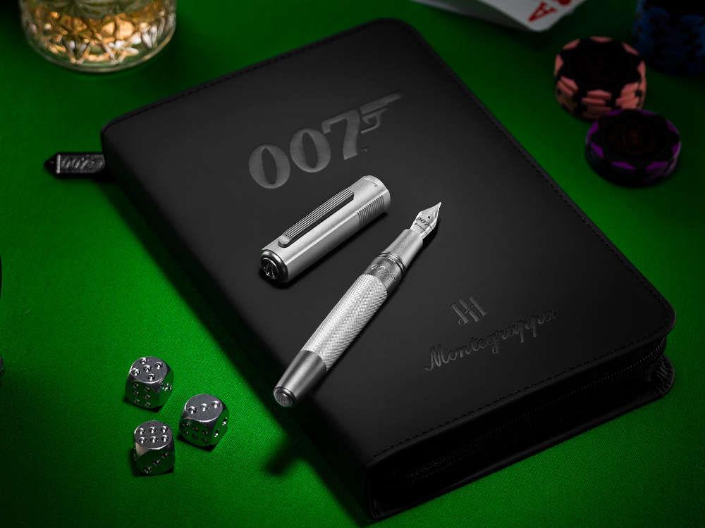 Montegrappa 007 Special Issue Silver Edition Fountain Pen, ISBJR-US
