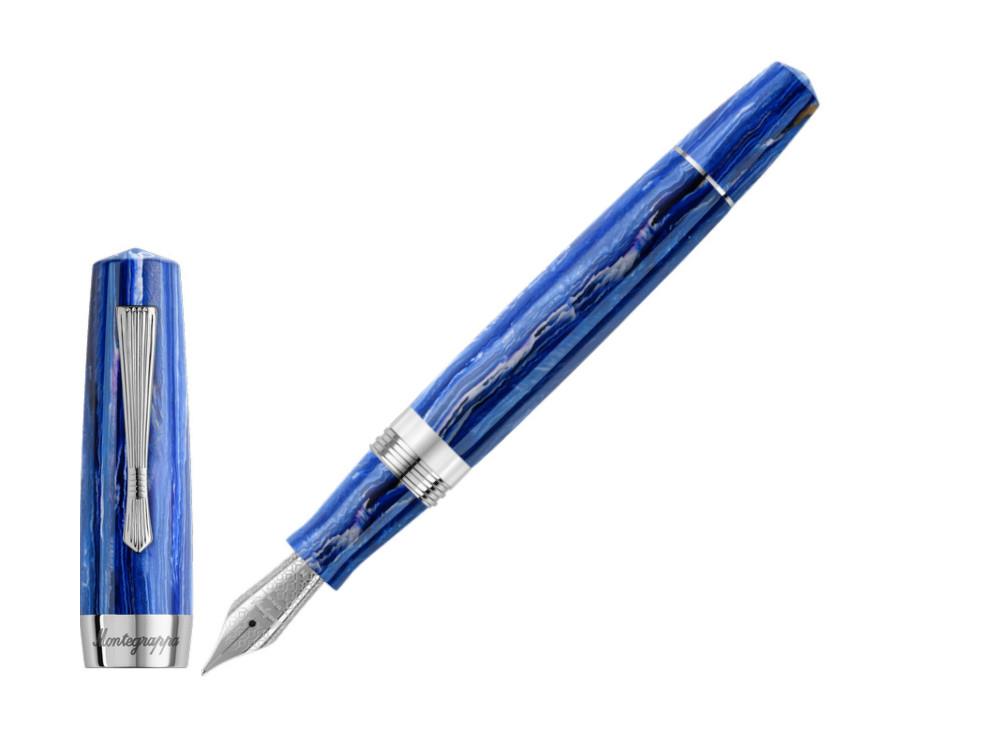 Montegrappa Elmo 02 Plus Ventorum Aquilo Fountain Pen, Piston ISE2P-AB-1