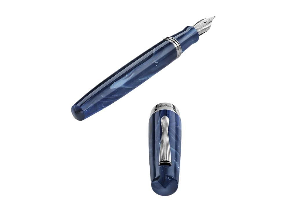 Montegrappa Elmo 02 Nebula Fountain Pen, Blue, ISE2R-AD