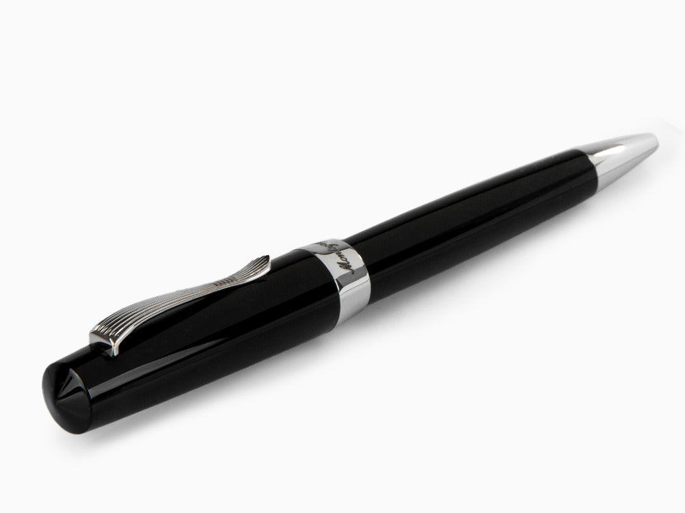 Montegrappa Elmo 02 Jet Black Ballpoint pen, Black Resin, ISE2RBAC