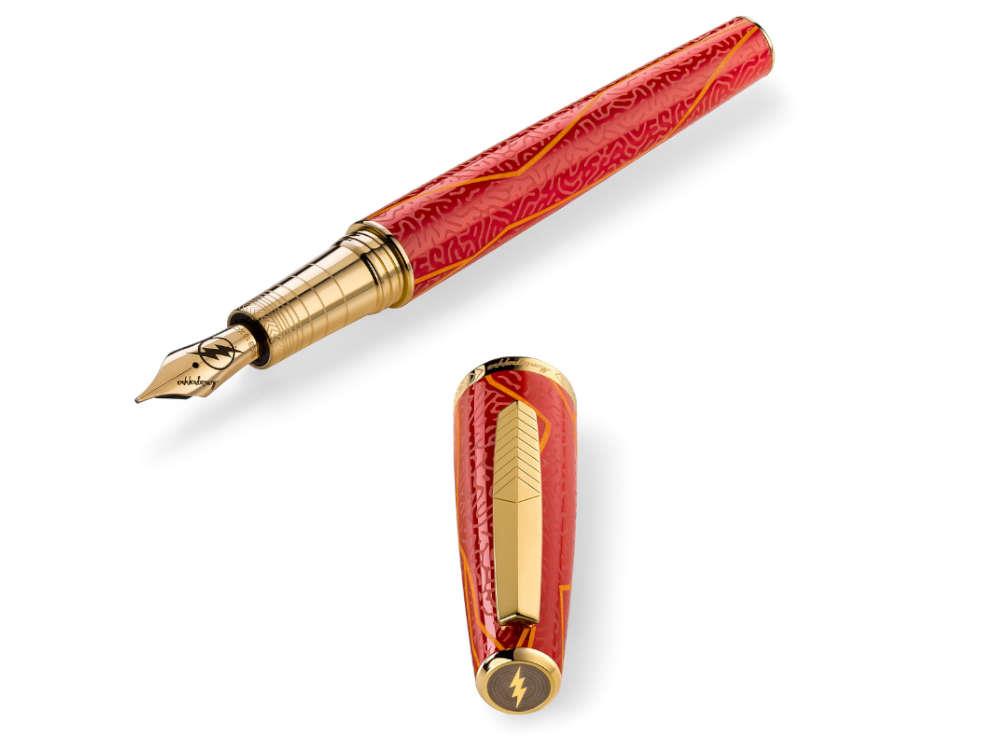 Montegrappa DC Comic The Flash Fountain Pen, Limited Edition, ISFLN-AR