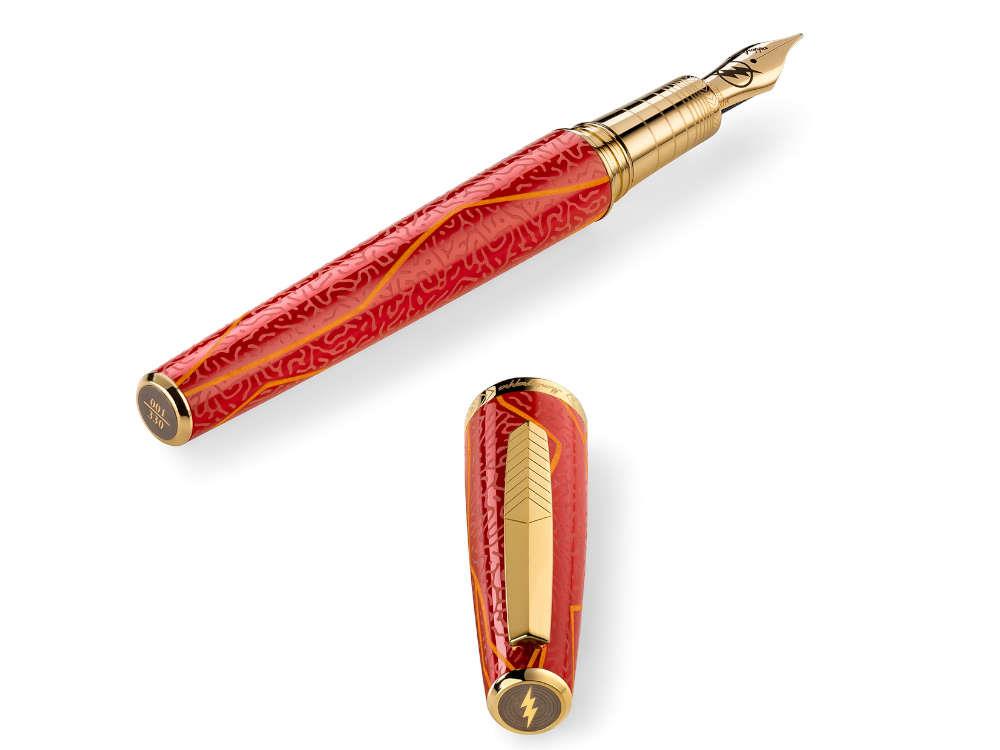Montegrappa DC Comic The Flash Fountain Pen, Limited Edition, ISFLN-AR