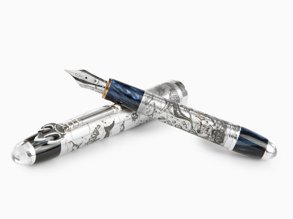 Montegrappa Prince Albert II Of Monaco Oceans Fountain Pen, LE, ISFMN-SE