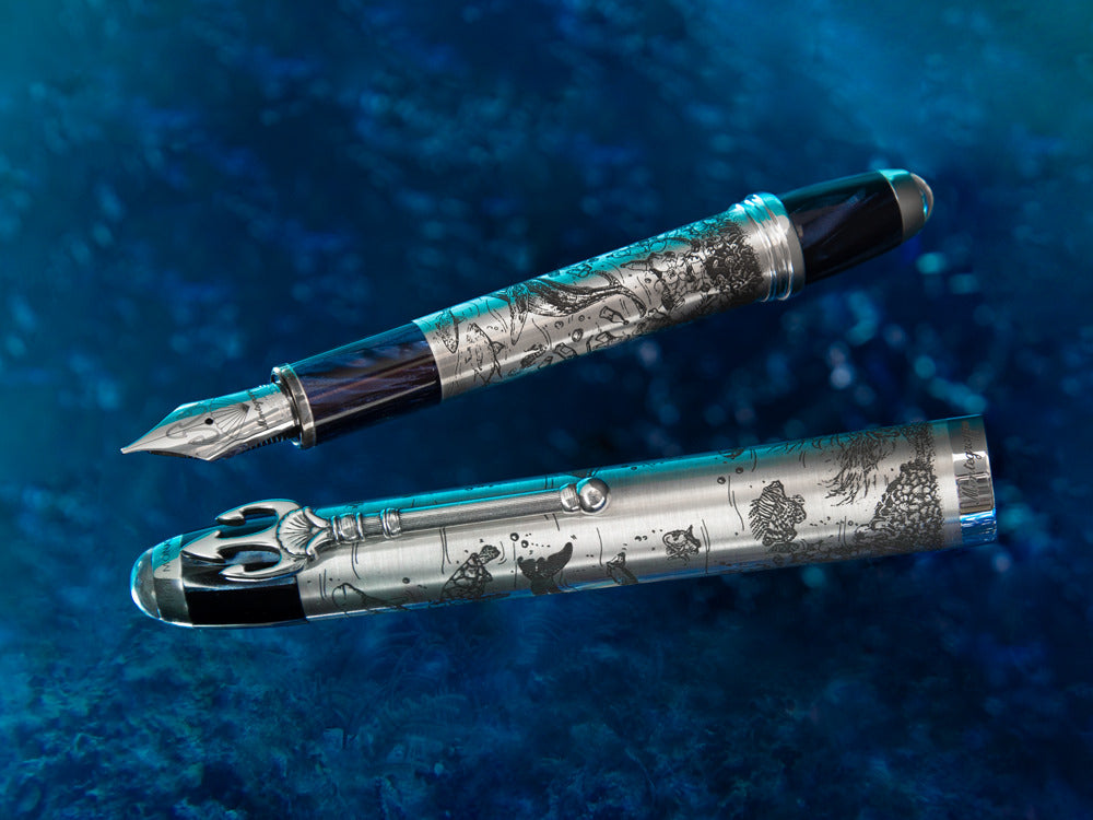 Montegrappa Prince Albert II Of Monaco Oceans Fountain Pen, LE, ISFMN-SE
