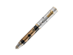 Montegrappa Kitcho Lion Fountain Pen, Silver, Limited Edition, ISKIN-01