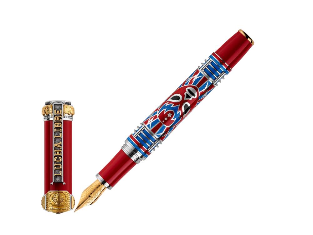Montegrappa Lucha Libre Fountain Pen Limited Edition, ISLLN-SL