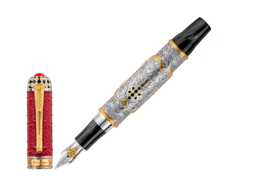 Montegrappa Casanova, Resin, Silver trim, Limited Edition, ISOVN-SE