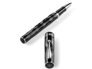 Montegrappa Brenta Rollerball pen, Resin, Stainless Steel, Black, ISRBTRIC