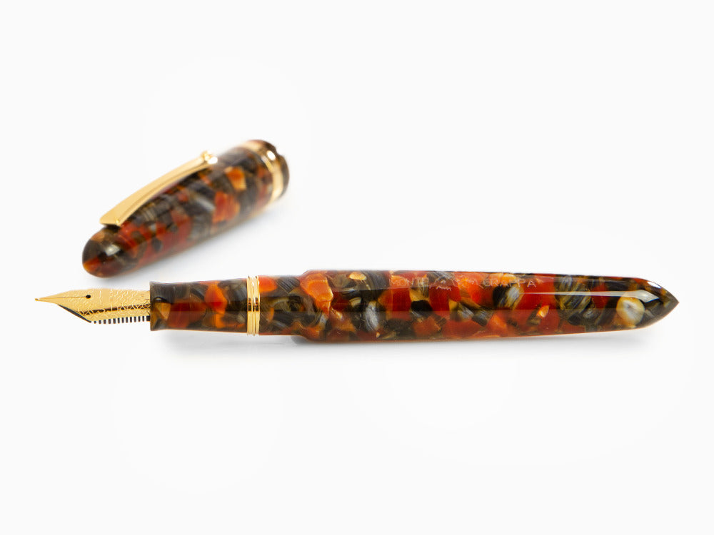 Montegrappa Venetia Plume Agate Fountain Pen, Stainless Steel, ISVEN_AJ