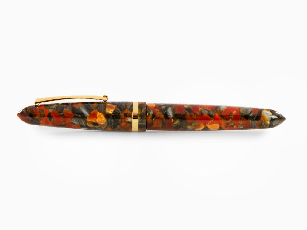 Montegrappa Venetia Plume Agate Fountain Pen, Stainless Steel, ISVEN_AJ