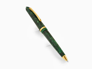 Montegrappa Venetia Vintage Conifer Ballpoint pen, Green, Gold plated, ISVENBAG