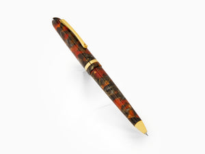 Montegrappa Venetia Plume Agate Ballpoint pen, Orange, Gold plated, ISVENBAJ