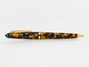 Montegrappa Venetia Havana Amber Ballpoint pen, Amber, Gold plated, ISVENBAO