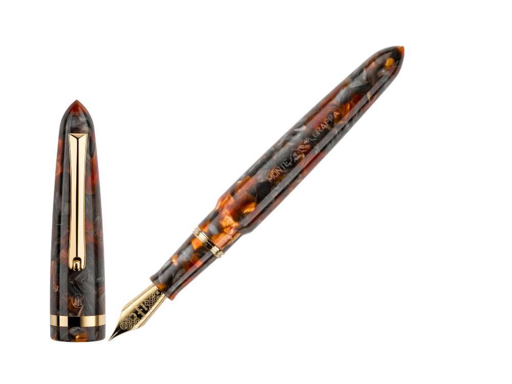 Montegrappa Venetia Plume Agate Fountain Pen, 14k Gold, ISVEN_4J