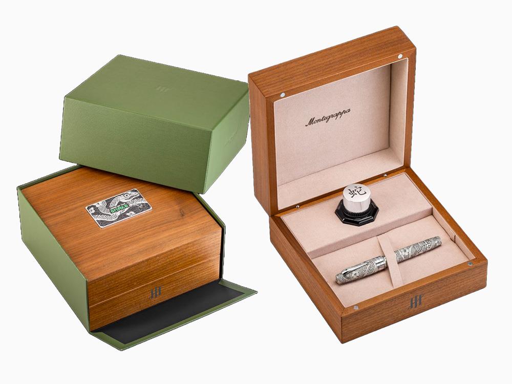 Montegrappa Extra Year of the Snake LE Rollerball pen, Silver, ISYNNRSE