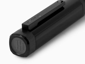 Montegrappa Quattro Rollerball pen, Ultra Black, Acrylic Resin, ISZ4IRIC