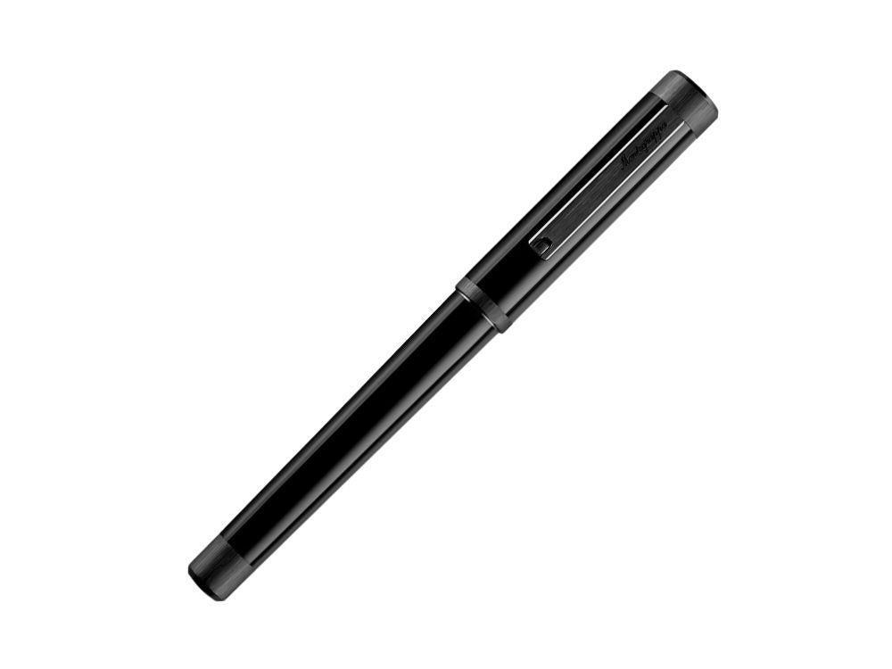 Montegrappa Zero Zodiac Caduceus Ultra-Black Fountain Pen Nib Steel