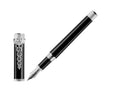 Montegrappa Zero Caduceus Palladium Fountain Pen Nib Steel