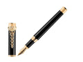 Montegrappa Zero Caduceus Fountain Pen Yellow Gold Nib Steel