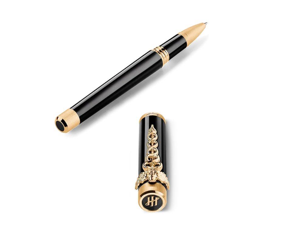 Montegrappa Zero Caduceus Yellow Gold Rollerball pen, ISZECRIY