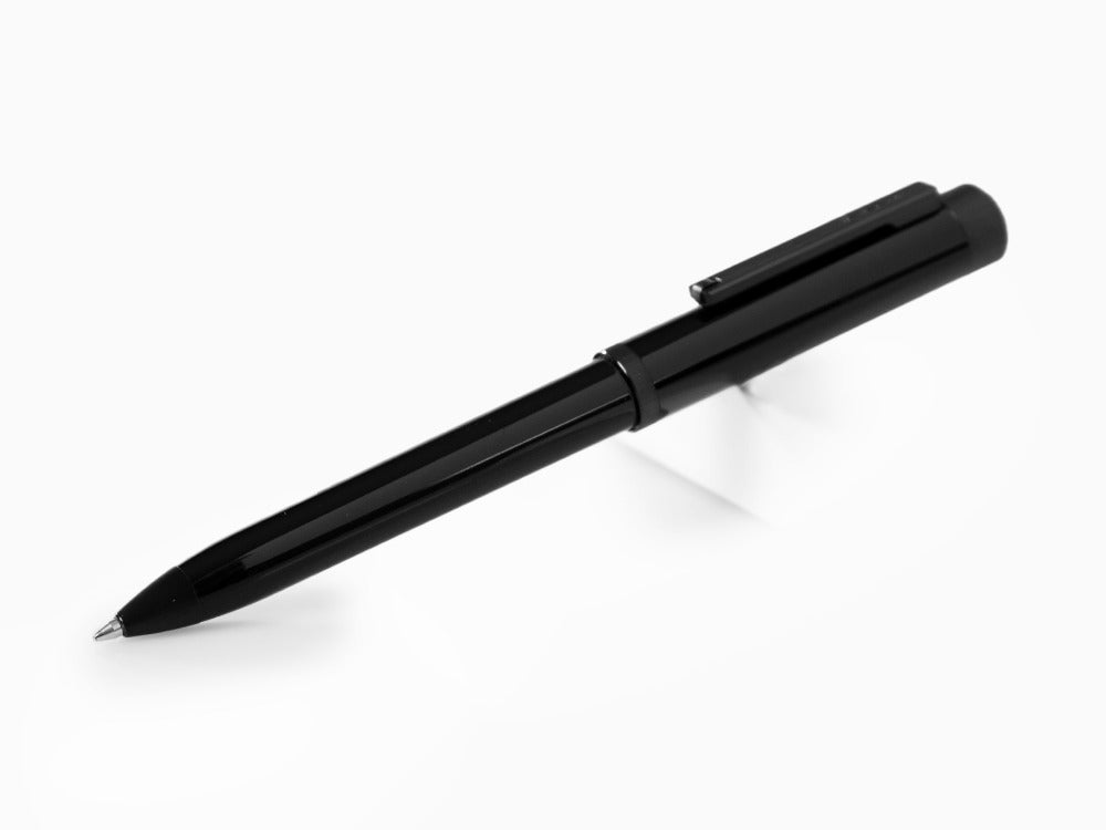 Montegrappa Zero Ballpoint pen, Black Resin, Ultra Black, ISZEIBIC