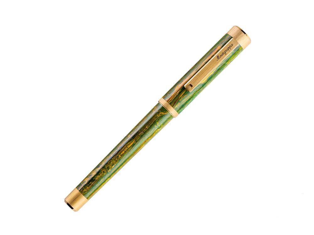 Montegrappa Zero Zodiac Gemini Fountain Pen, 14K, LE, ISZEZ-4Y-G7