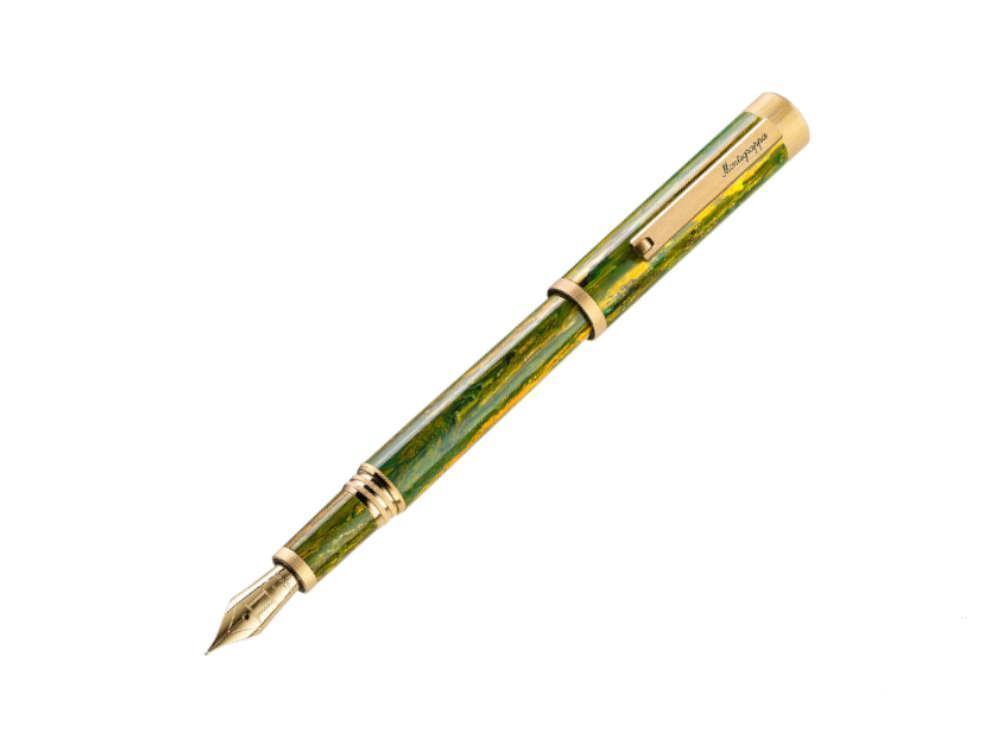 Montegrappa Zero Zodiac Gemini Fountain Pen, 14K, LE, ISZEZ-4Y-G7