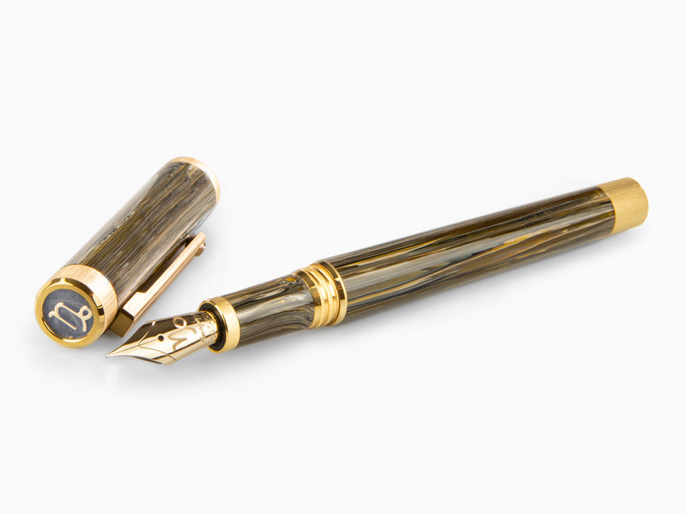 Montegrappa Zero Zodiac Capricorn Fountain Pen, 14K, LE ISZEZ-4Y-M3