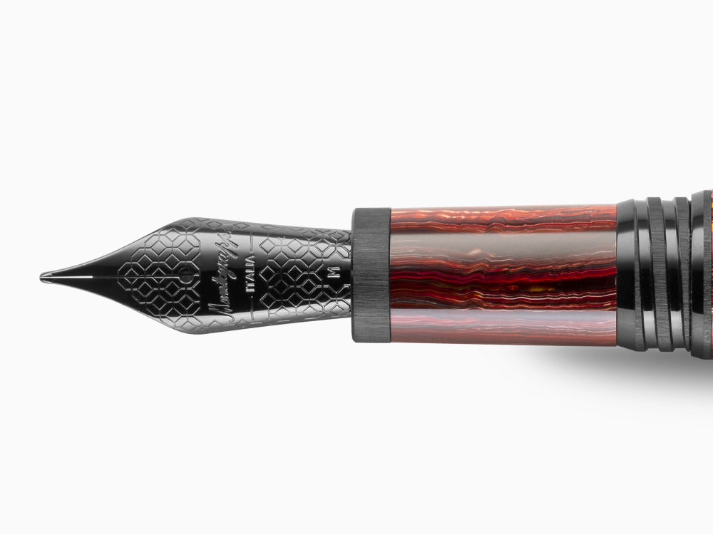 Montegrappa Zero Zodiac Scorpio Fountain Pen, Steel, ISZEZ-IC-R4